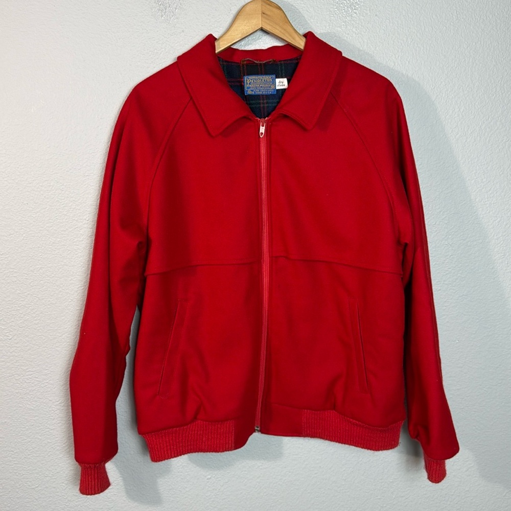 Vintage Pendleton Mens Wool‎ Bomber Jacket